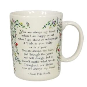 Blue Mountain Arts "You Are Always My Friend" Greeting Mug